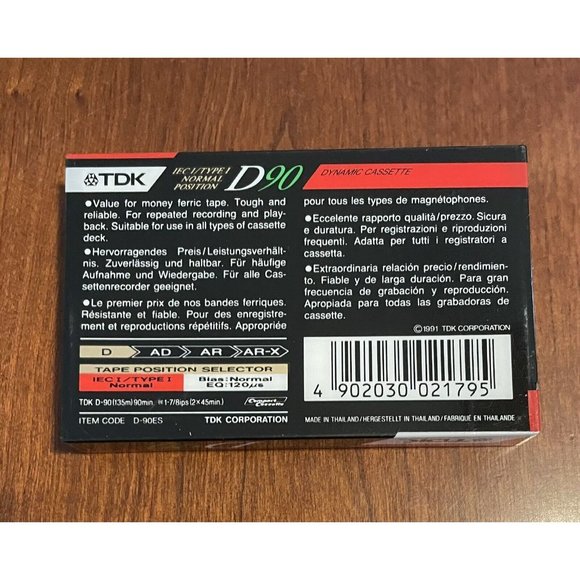 Lot of 13 90 Minute Unused Blank Cassettes, TDK, Fuji, Ampex - sealed - Picture 7 of 7